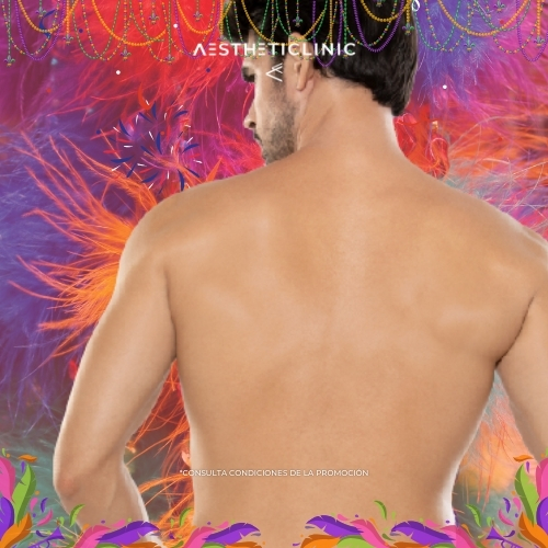 depilación laser zona grande espalda chico en Sevilla